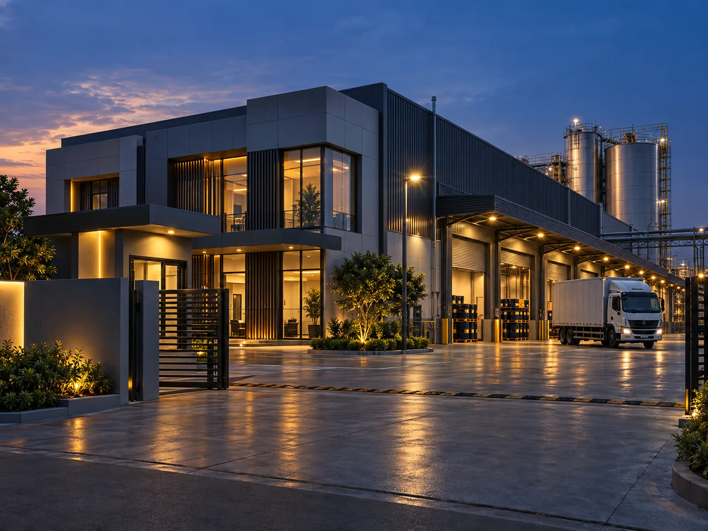 Go Oil manufacturing and distribution facility exterior